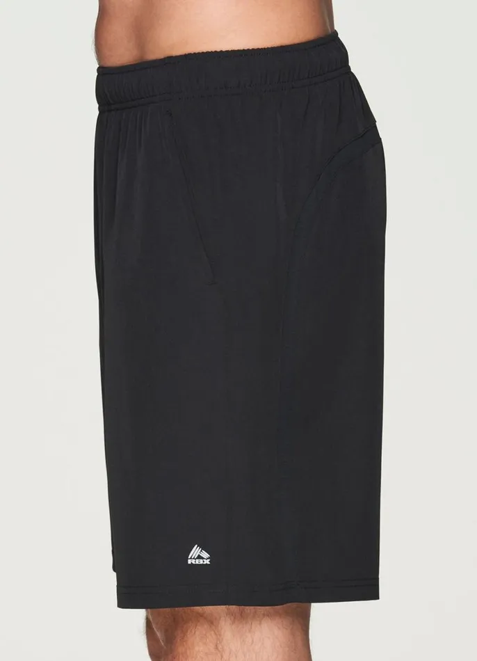 Men Vortex Breezy Workout Short Black RBX Active Shorts