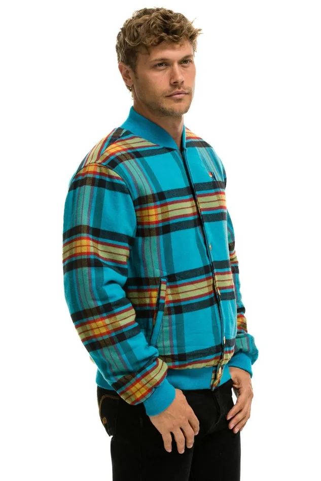 MenWomen Outerwear Aviator Nation PLAID UNISEX VARSITY JACKET 8211 JACKSON PLAID MenWomen Outerwear Aviator Nation PLAID UNISEX VARSITY JACKET 8211 JACKSON PLAID
