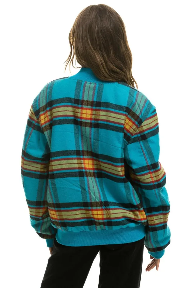 MenWomen Outerwear Aviator Nation PLAID UNISEX VARSITY JACKET 8211 JACKSON PLAID MenWomen Outerwear Aviator Nation PLAID UNISEX VARSITY JACKET 8211 JACKSON PLAID