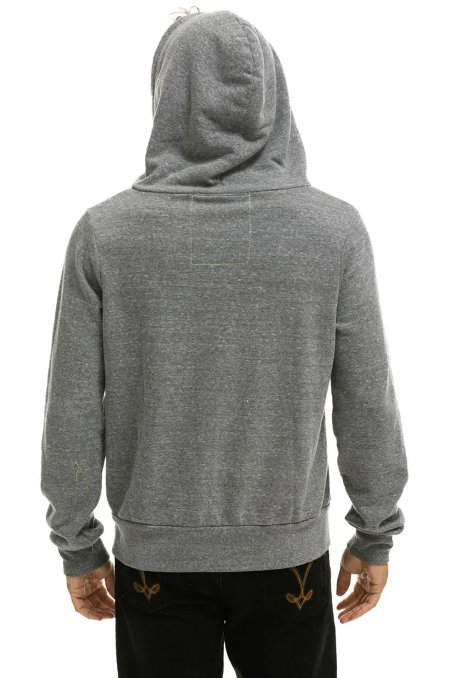 MenWomen Tops Aviator Nation 5 STRIPE HOODIE 8211 HEATHER GREY MenWomen Tops Aviator Nation 5 STRIPE HOODIE 8211 HEATHER GREY