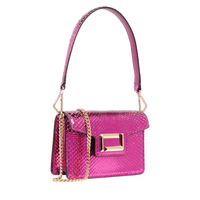Mini Flap Bag Fuschia Women Lancel The Exotics Mini Flap Bag Fuschia Women Lancel The Exotics