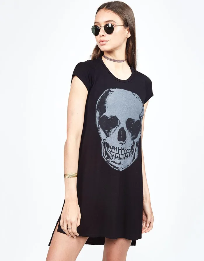 Mirabella Heart Eye Skull Black Women039s Lauren Moshi Dresses