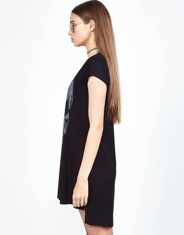 Mirabella Heart Eye Skull Black Women039s Lauren Moshi Dresses