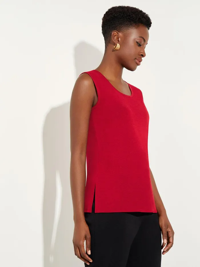 Misook Classic Knit Tank Top Women Tops and Tees