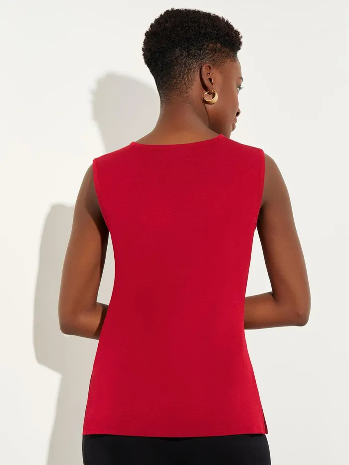 Misook Classic Knit Tank Top Women Tops and Tees