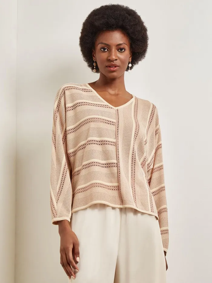 Misook Dolman Sleeve Tunic 8211 MultiStitch Soft Knit Women Tops and Tees