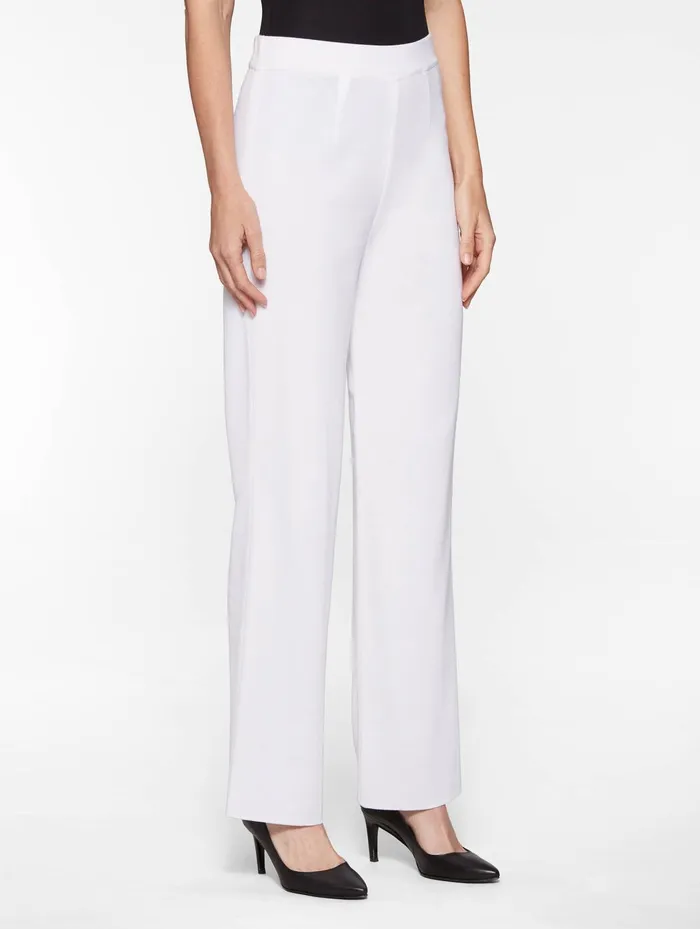 Misook Wide Leg Knit Pant Women Pants and Shorts