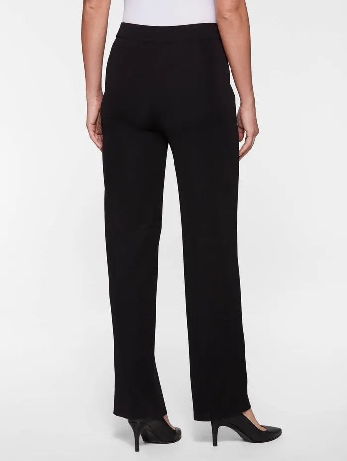 Misook Wide Leg Knit Pant Women Pants and Shorts