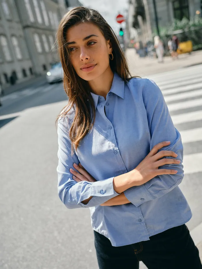 MMAnica Oxford Shirt Velvet Morning Shirts MOS MOSH Women