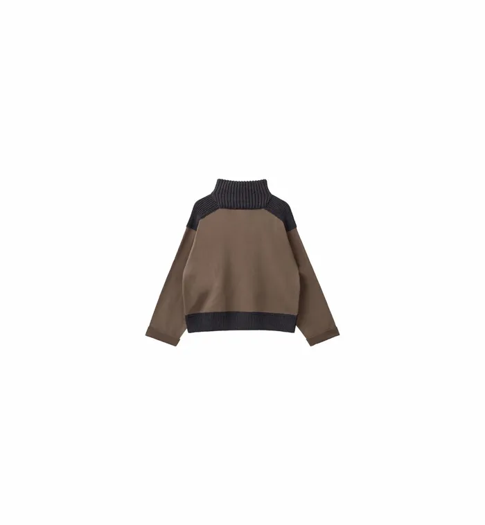 MMHCare Knit Sweatshirt 8211 HEYANNO Major Brown Sweats MOS MOSH Women MMHCare Knit Sweatshirt 8211 HEYANNO Major Brown Sweats MOS MOSH Women