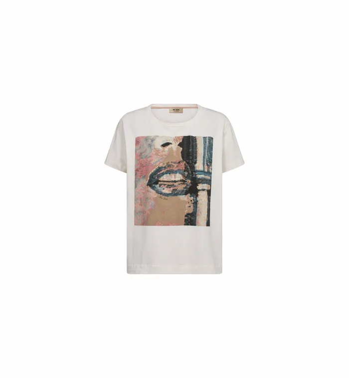 MMKarna OSS Tee Ecru Women Tees MOS MOSH MMKarna OSS Tee Ecru Women Tees MOS MOSH