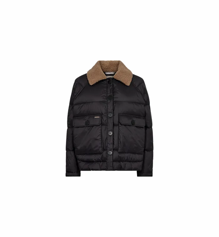 MMRidel Quilt Down Jacket Black Jackets and Coats MOS MOSH Women MMRidel Quilt Down Jacket Black Jackets and Coats MOS MOSH Women