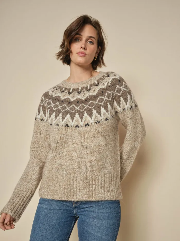 MMSidsel Warm Knit Tannin Women Knits MOS MOSH