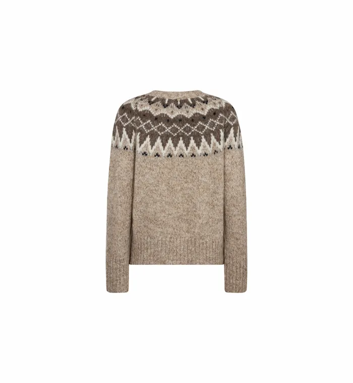MMSidsel Warm Knit Tannin Women Knits MOS MOSH MMSidsel Warm Knit Tannin Women Knits MOS MOSH