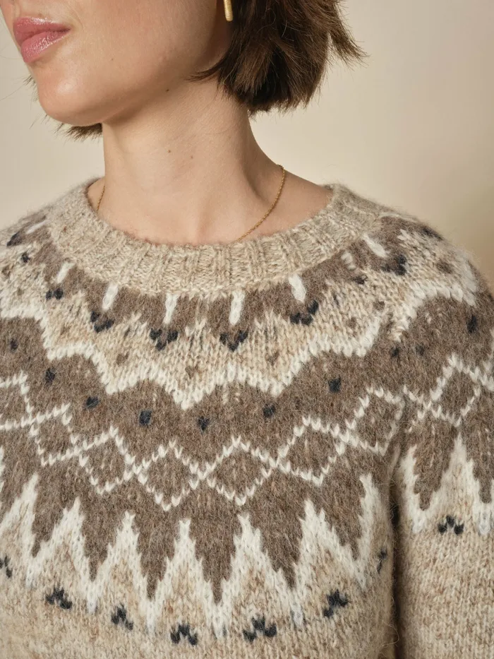 MMSidsel Warm Knit Tannin Women Knits MOS MOSH MMSidsel Warm Knit Tannin Women Knits MOS MOSH