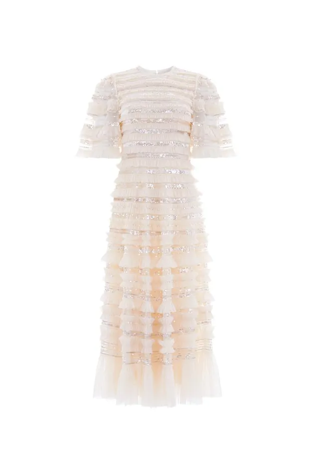 Nancy Frill Ballerina Dress Champagne Women Needle and Thread Dresses