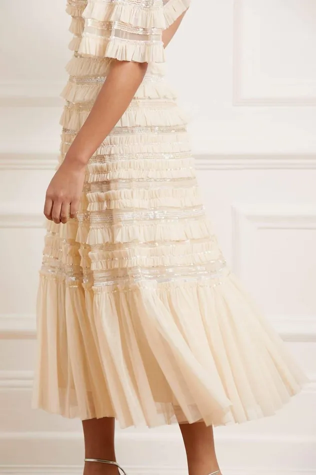 Nancy Frill Ballerina Dress Champagne Women Needle and Thread Dresses