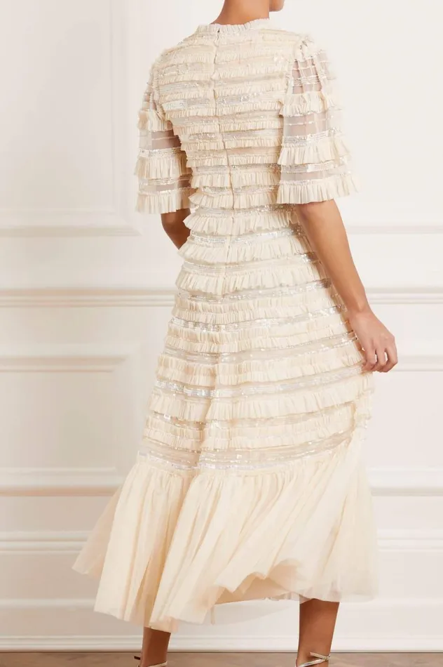 Nancy Frill Ballerina Dress Champagne Women Needle and Thread Dresses