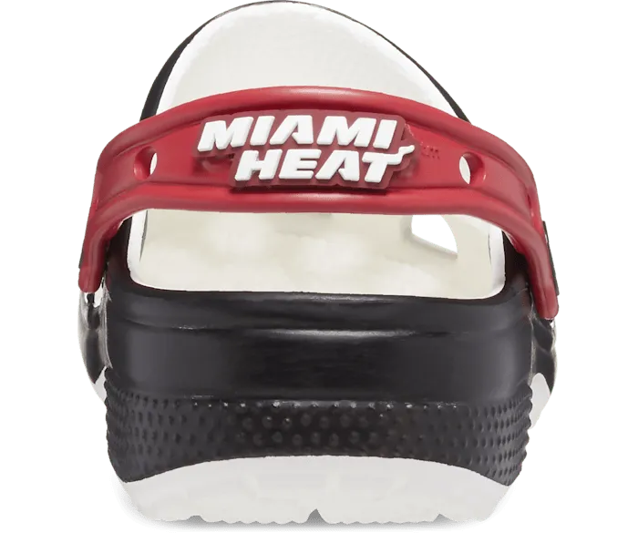 NBA Miami Heat Classic Clog Black Women Crocs Platforms 038 Wedges