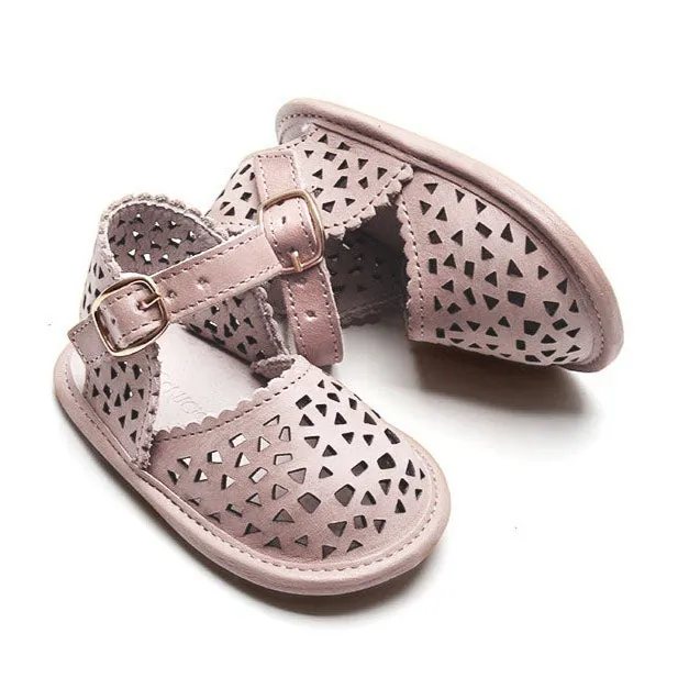 Nisolo Baby Toddler and Kids Shoes Women Pocket Soft Sole Sandal Dusty Pink Dusty Pink