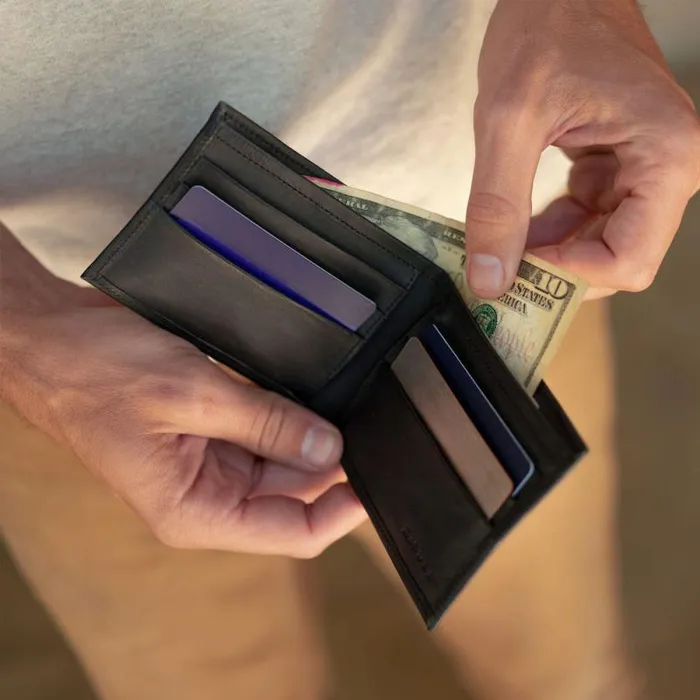 Nisolo Bags and Wallets Men Brewer Wallet Black