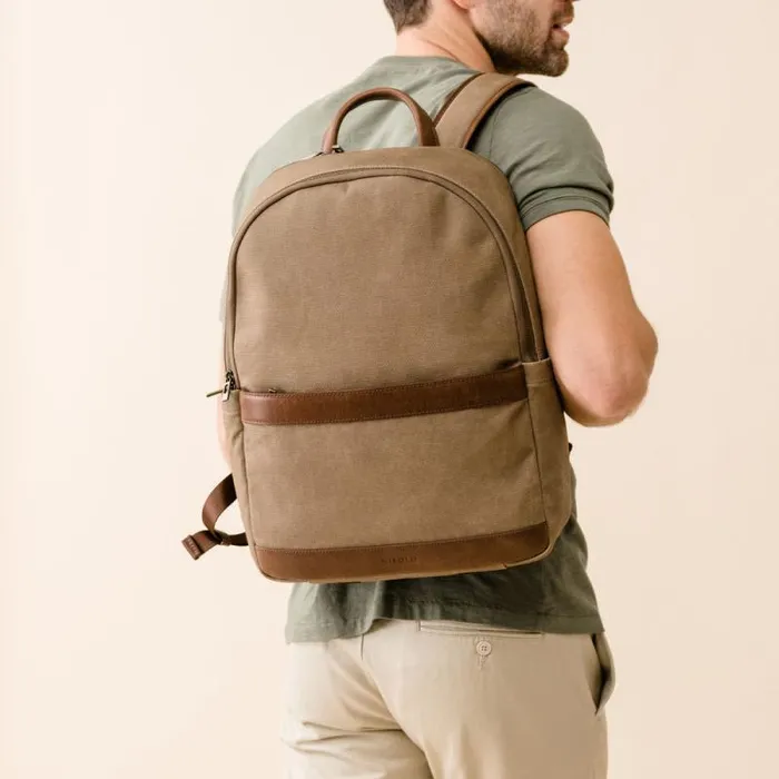 Nisolo Bags and Wallets Women Alex Commuter Backpack Waxed Canvas Nisolo Bags and Wallets Women Alex Commuter Backpack Waxed Canvas