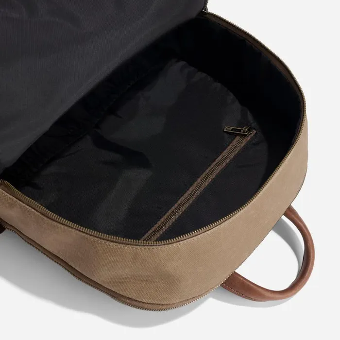 Nisolo Bags and Wallets Women Alex Commuter Backpack Waxed Canvas Nisolo Bags and Wallets Women Alex Commuter Backpack Waxed Canvas