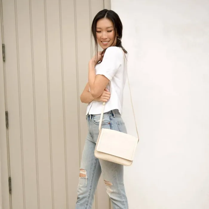 Nisolo Bags and Wallets Women Clara Crossbody Woven Bone Nisolo Bags and Wallets Women Clara Crossbody Woven Bone