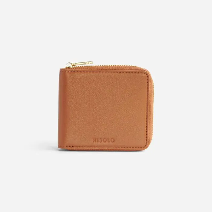 Nisolo Bags and Wallets Women Remi Zip Wallet Caramel