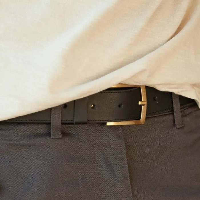 Nisolo Belts Men Owen Belt Black Nisolo Belts Men Owen Belt Black