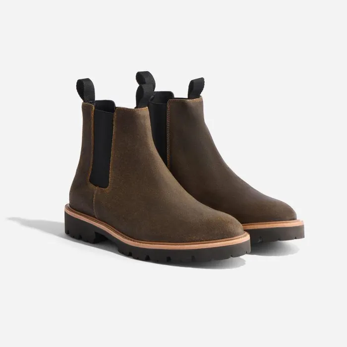 Nisolo Boots Men GoTo Chelsea Boot 20 Waxed Brown