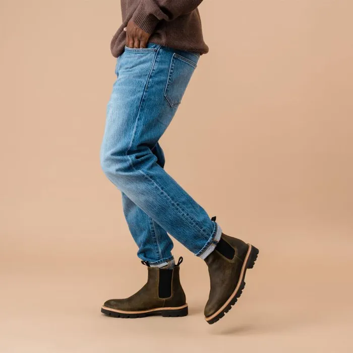 Nisolo Boots Men GoTo Chelsea Boot 20 Waxed Brown Nisolo Boots Men GoTo Chelsea Boot 20 Waxed Brown