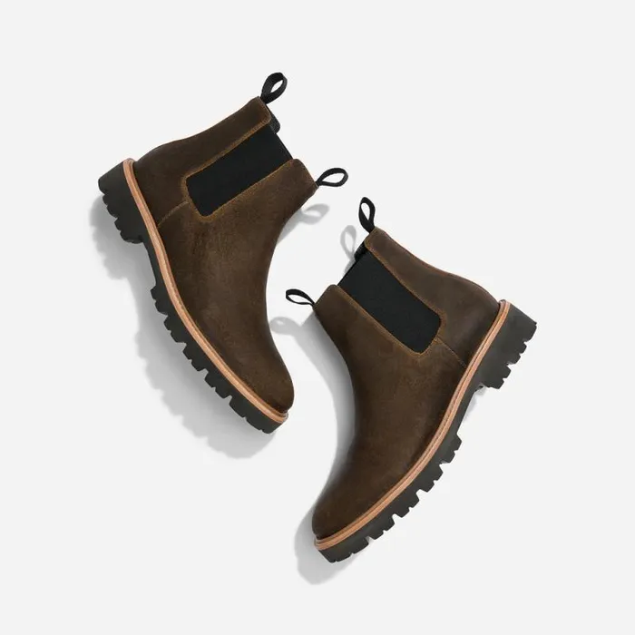 Nisolo Boots Men GoTo Chelsea Boot 20 Waxed Brown Nisolo Boots Men GoTo Chelsea Boot 20 Waxed Brown