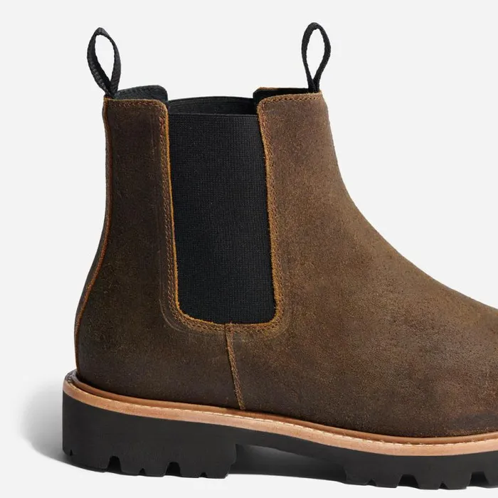 Nisolo Boots Men GoTo Chelsea Boot 20 Waxed Brown Nisolo Boots Men GoTo Chelsea Boot 20 Waxed Brown