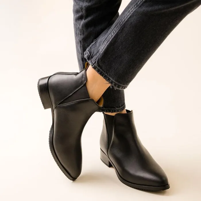 Nisolo Boots Women Eva Everyday Chelsea Boot Blackblack Nisolo Boots Women Eva Everyday Chelsea Boot Blackblack