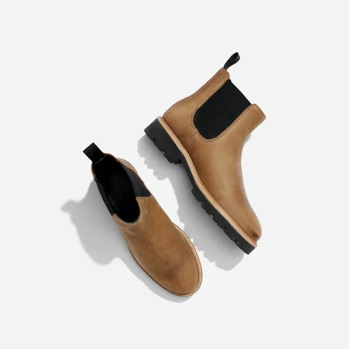 Nisolo Boots Women GoTo Lug Chelsea Boot 20 Tobacco Nisolo Boots Women GoTo Lug Chelsea Boot 20 Tobacco