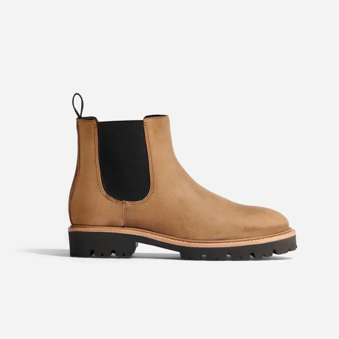 Nisolo Boots Women GoTo Lug Chelsea Boot 20 Tobacco Nisolo Boots Women GoTo Lug Chelsea Boot 20 Tobacco