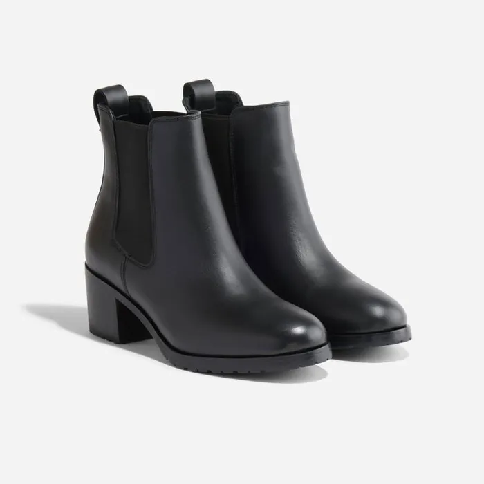 Nisolo Heels Women Ana GoTo Heeled Chelsea Boot Blackblack