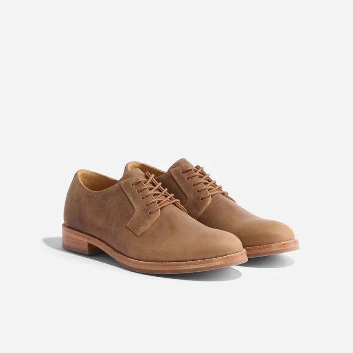 Nisolo Oxfords and Loafers Men Rey Everyday Derby Tobacco