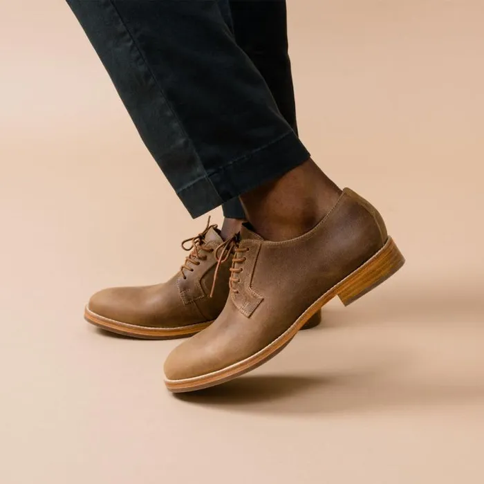 Nisolo Oxfords and Loafers Men Rey Everyday Derby Tobacco Nisolo Oxfords and Loafers Men Rey Everyday Derby Tobacco