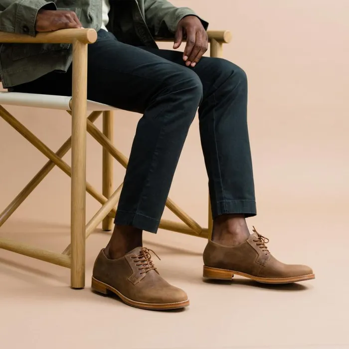 Nisolo Oxfords and Loafers Men Rey Everyday Derby Tobacco Nisolo Oxfords and Loafers Men Rey Everyday Derby Tobacco