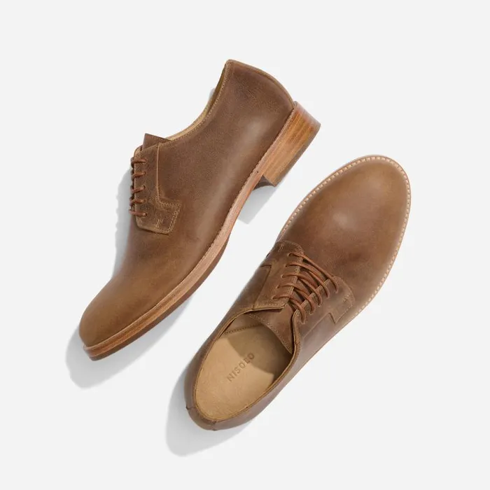 Nisolo Oxfords and Loafers Men Rey Everyday Derby Tobacco Nisolo Oxfords and Loafers Men Rey Everyday Derby Tobacco