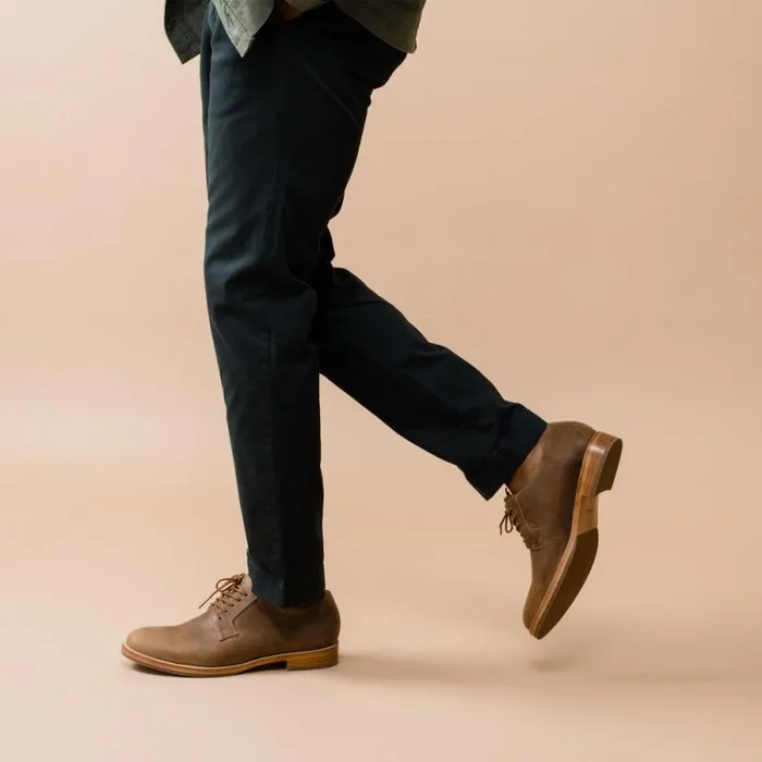 Nisolo Oxfords and Loafers Men Rey Everyday Derby Tobacco Nisolo Oxfords and Loafers Men Rey Everyday Derby Tobacco
