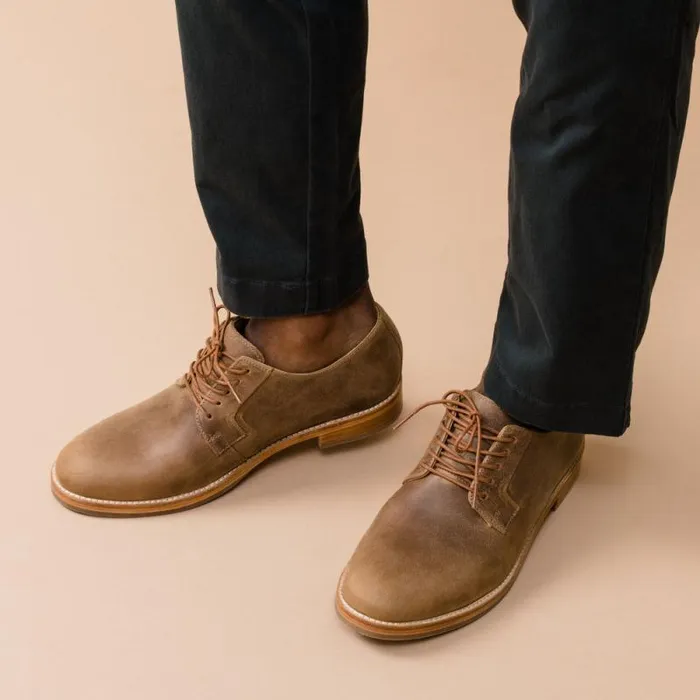 Nisolo Oxfords and Loafers Men Rey Everyday Derby Tobacco Nisolo Oxfords and Loafers Men Rey Everyday Derby Tobacco