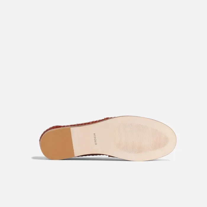 Nisolo Sandals and Slip Ons Men Alejandro Woven Slip On 20 Woven Brandy Nisolo Sandals and Slip Ons Men Alejandro Woven Slip On 20 Woven Brandy