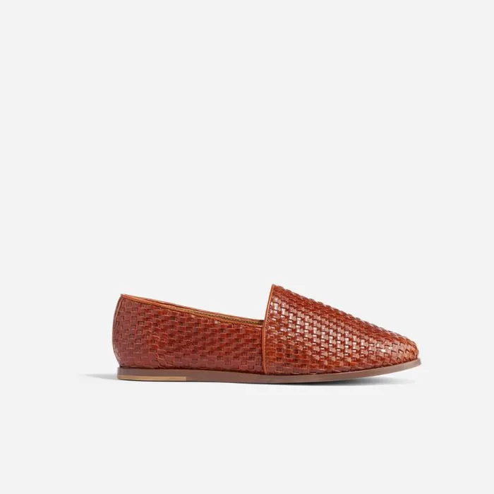 Nisolo Sandals and Slip Ons Men Alejandro Woven Slip On 20 Woven Brandy Nisolo Sandals and Slip Ons Men Alejandro Woven Slip On 20 Woven Brandy