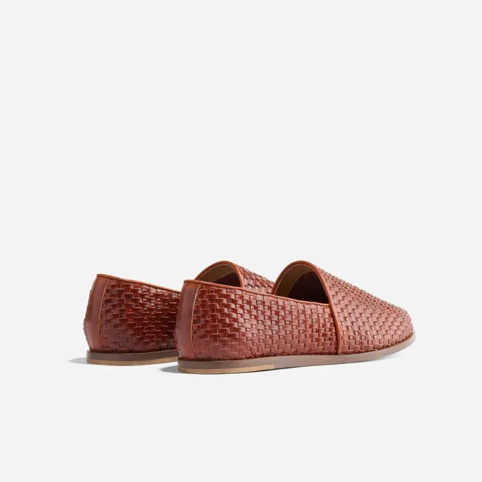 Nisolo Sandals and Slip Ons Men Alejandro Woven Slip On 20 Woven Brandy Nisolo Sandals and Slip Ons Men Alejandro Woven Slip On 20 Woven Brandy