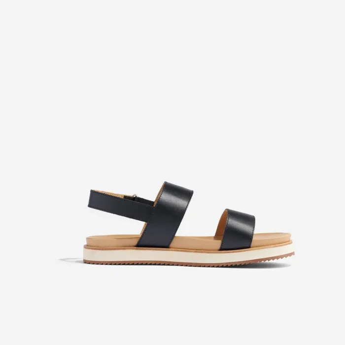 Nisolo Sandals Women GoTo Flatform Sandal 20 Black Nisolo Sandals Women GoTo Flatform Sandal 20 Black