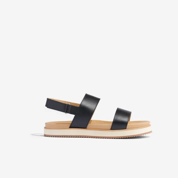 Nisolo Sandals Women GoTo Flatform Sandal 20 Black Nisolo Sandals Women GoTo Flatform Sandal 20 Black