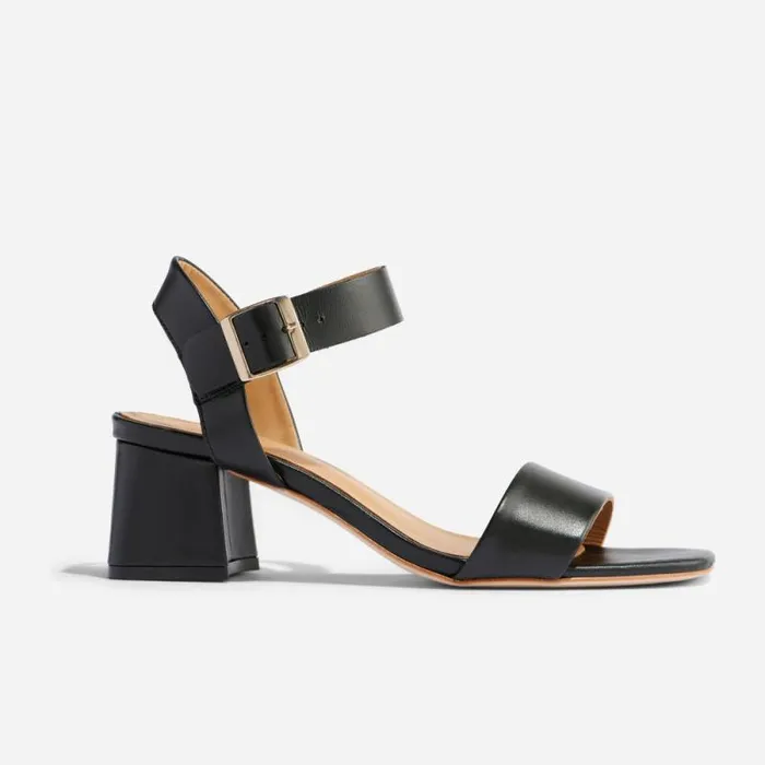 Nisolo Sandals Women Stella GoTo Block Heel Sandal Black Nisolo Sandals Women Stella GoTo Block Heel Sandal Black